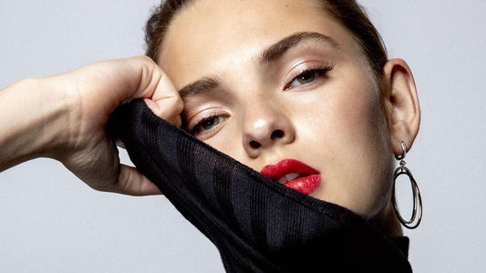lipstick and mask